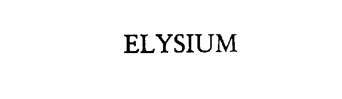 Trademark Logo ELYSIUM