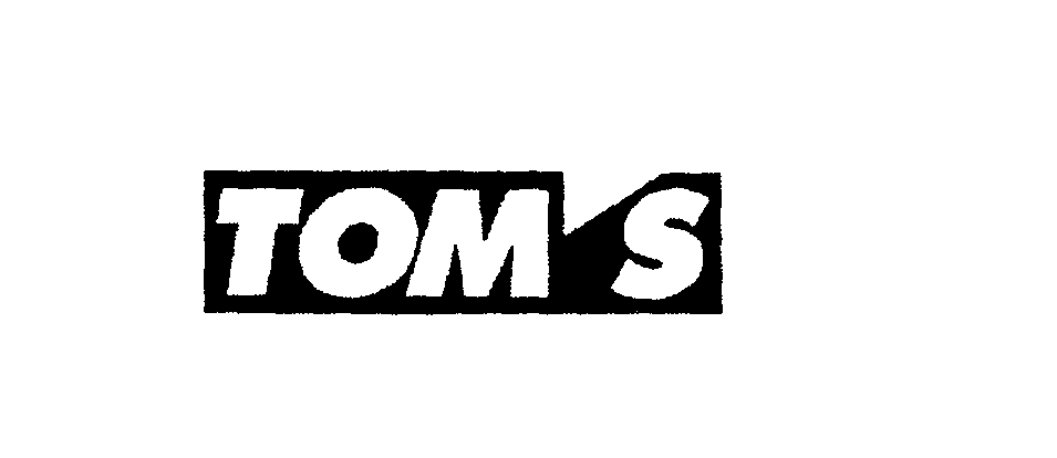 Trademark Logo TOM'S