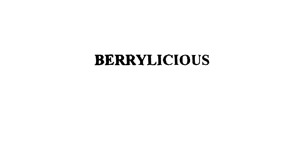  BERRYLICIOUS