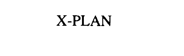 Trademark Logo X-PLAN