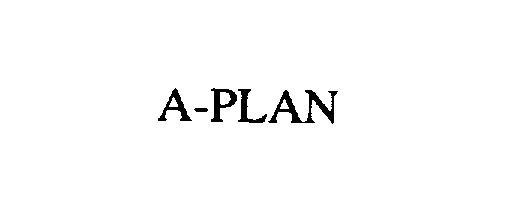 Trademark Logo A-PLAN