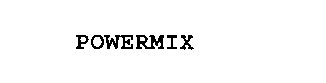 Trademark Logo POWERMIX