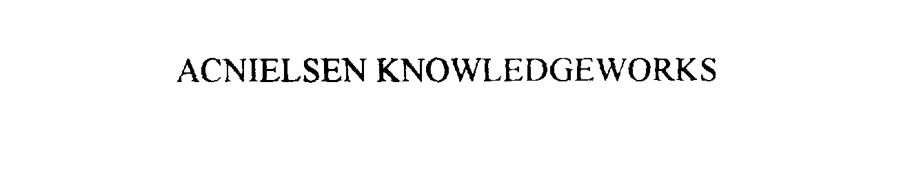  ACNIELSEN KNOWLEDGEWORKS