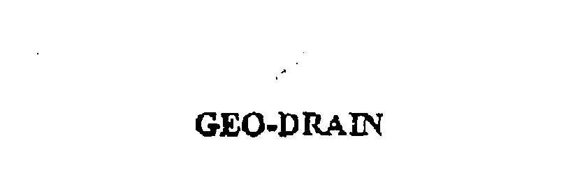 Trademark Logo GEO-DRAIN