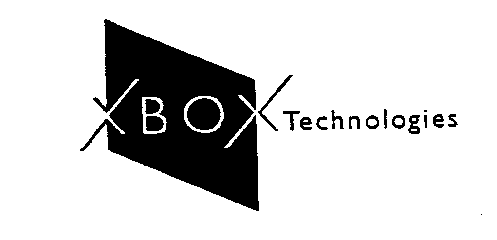 Trademark Logo XBOX TECHNOLOGIES