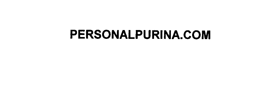 Trademark Logo PERSONALPURINA.COM
