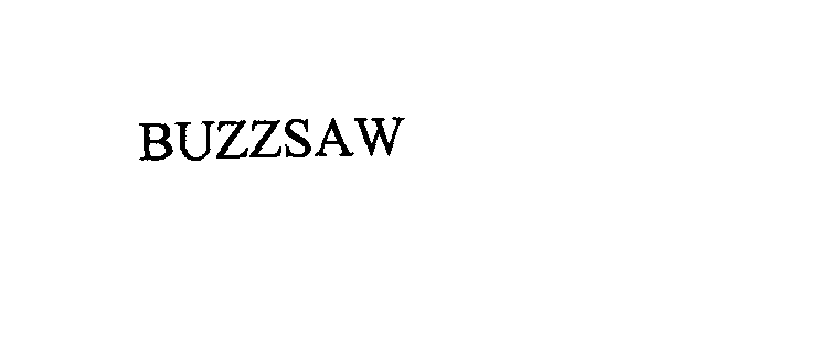 Trademark Logo BUZZSAW