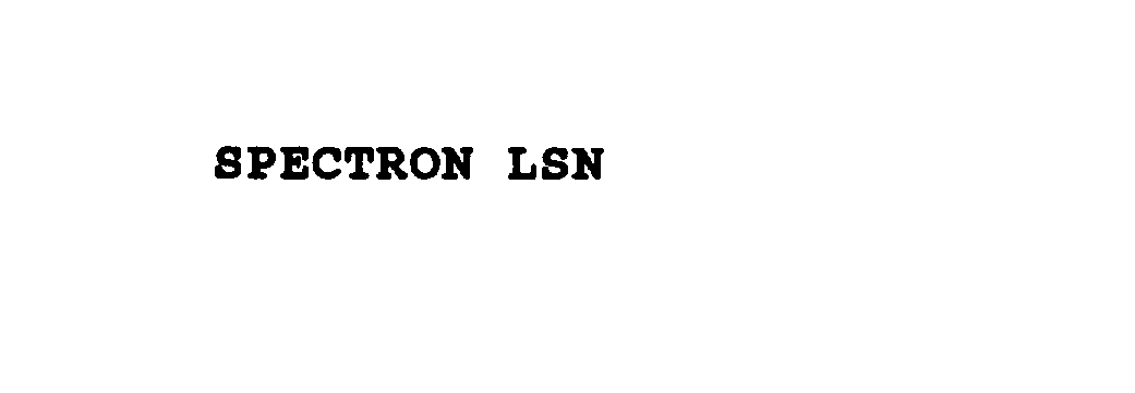  SPECTRON LSN