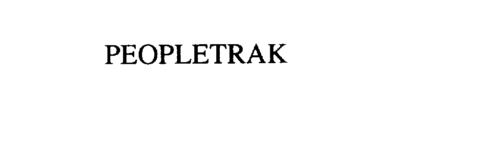  PEOPLETRAK