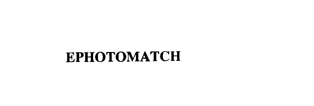 Trademark Logo EPHOTOMATCH