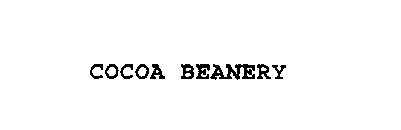 Trademark Logo COCOA BEANERY