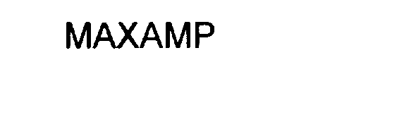 Trademark Logo MAXAMP