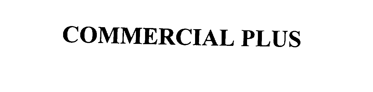Trademark Logo COMMERCIAL PLUS