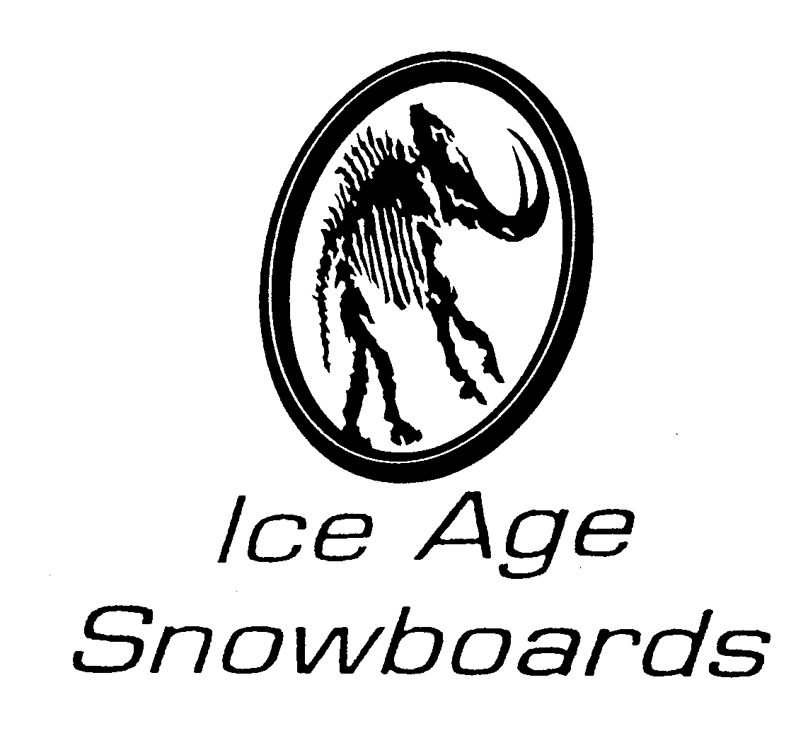 Trademark Logo ICE AGE SNOWBOARDS