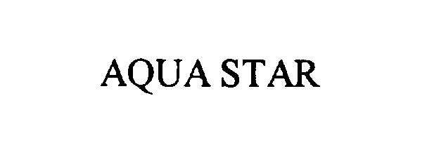 Trademark Logo AQUA STAR