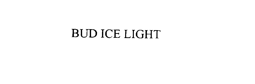 BUD ICE LIGHT
