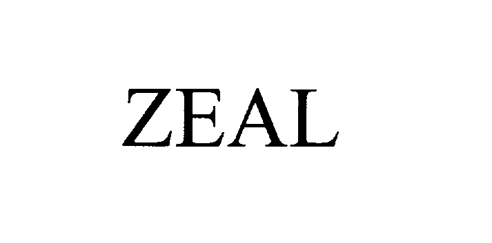 Trademark Logo ZEAL