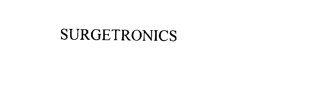  SURGETRONICS