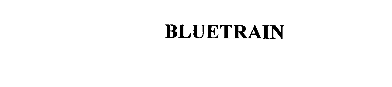 Trademark Logo BLUETRAIN