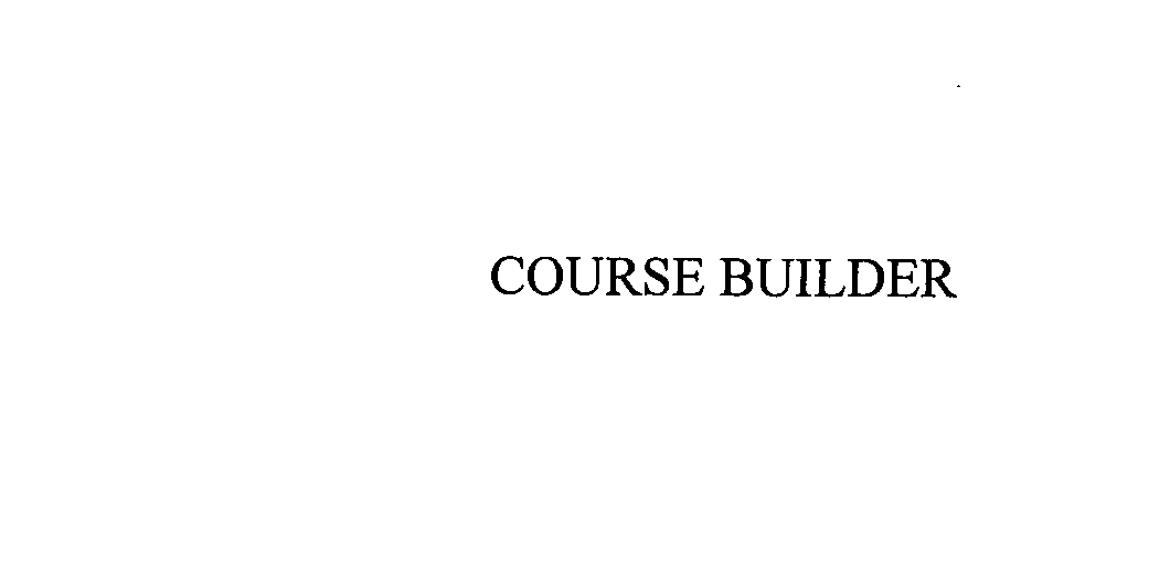 COURSE BUILDER