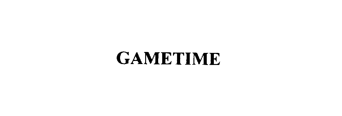 Trademark Logo GAME TIME