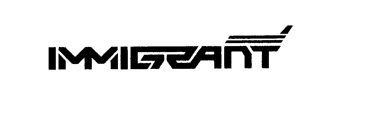 Trademark Logo IMMIGRANT