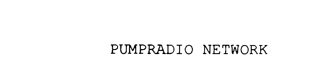 Trademark Logo PUMPRADIO NETWORK