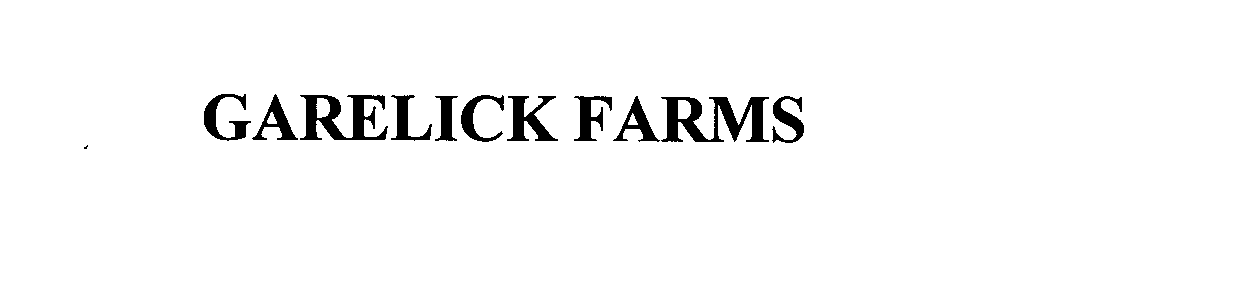 Trademark Logo GARELICK FARMS