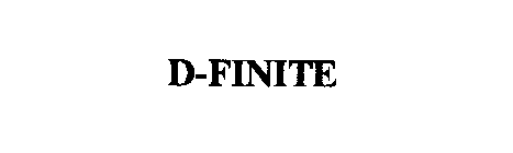  D-FINITE