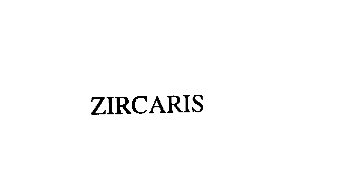 Trademark Logo ZIRCARIS