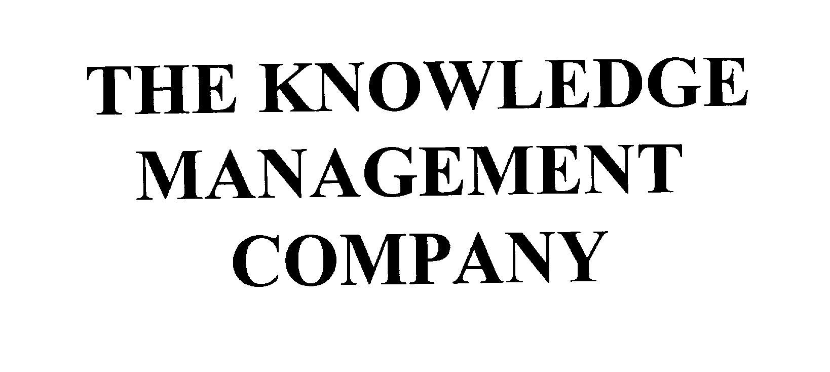 THE KNOWLEDGE MANAGEMENT COMPANY