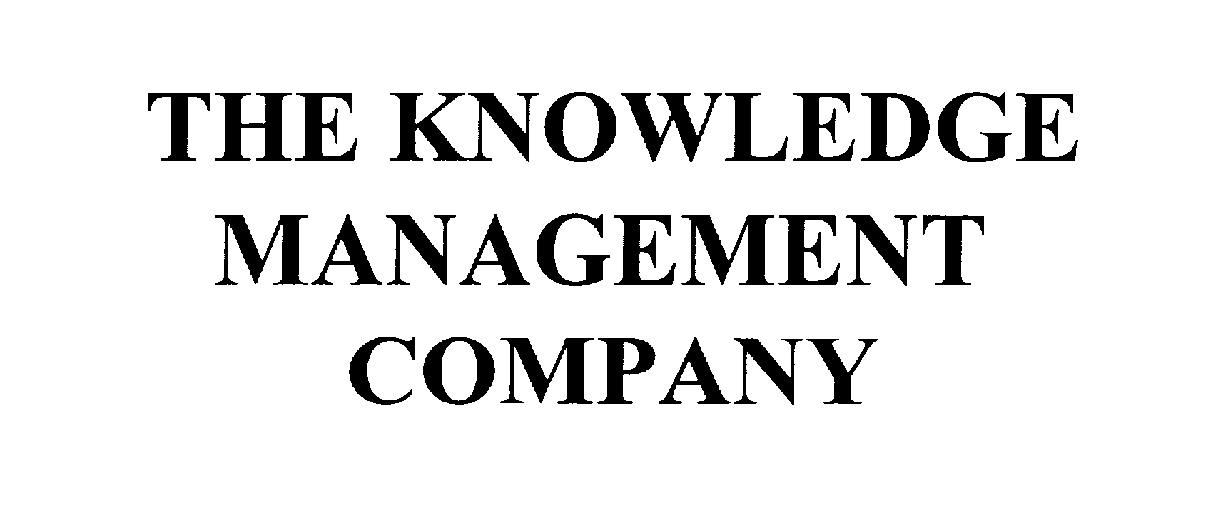 THE KNOWLEDGE MANAGEMENT COMPANY