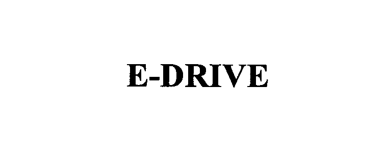  E-DRIVE