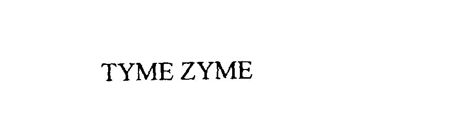 Trademark Logo TYME ZYME