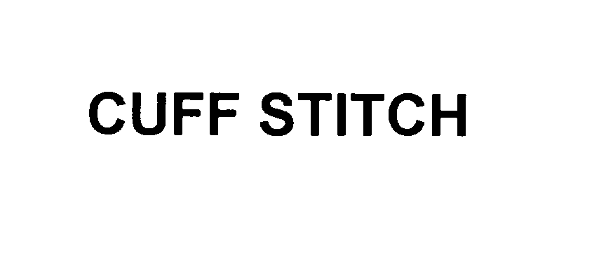  CUFF STITCH