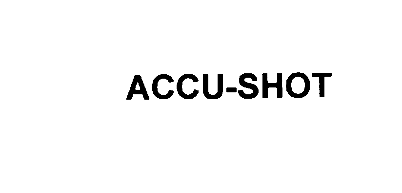 Trademark Logo ACCU-SHOT