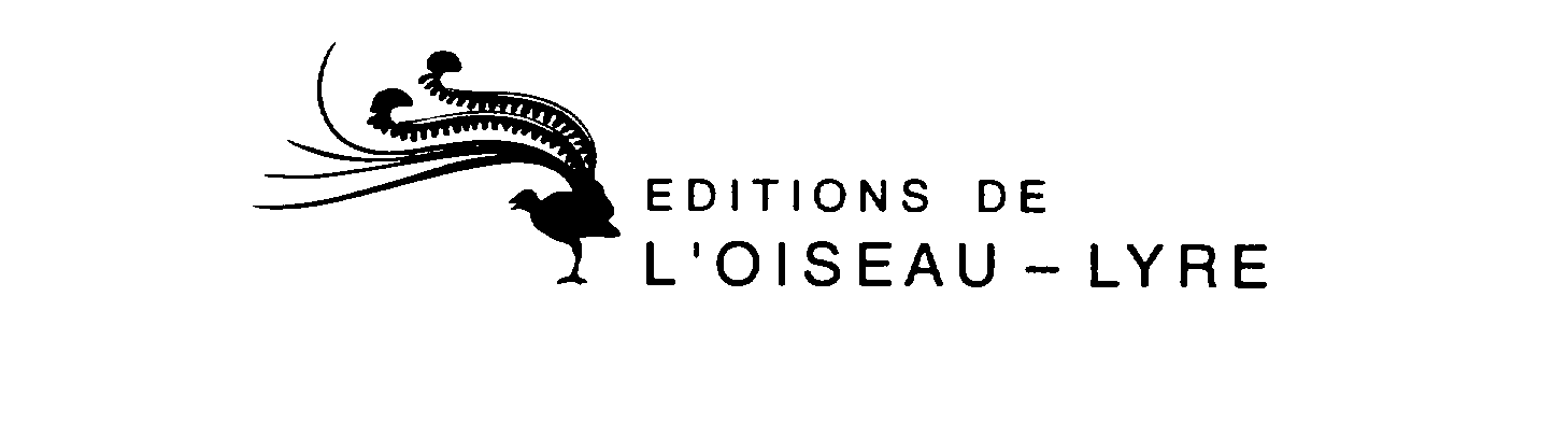  EDITIONS DE L'OISEAU-LYRE