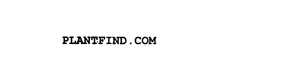 Trademark Logo PLANTFIND.COM