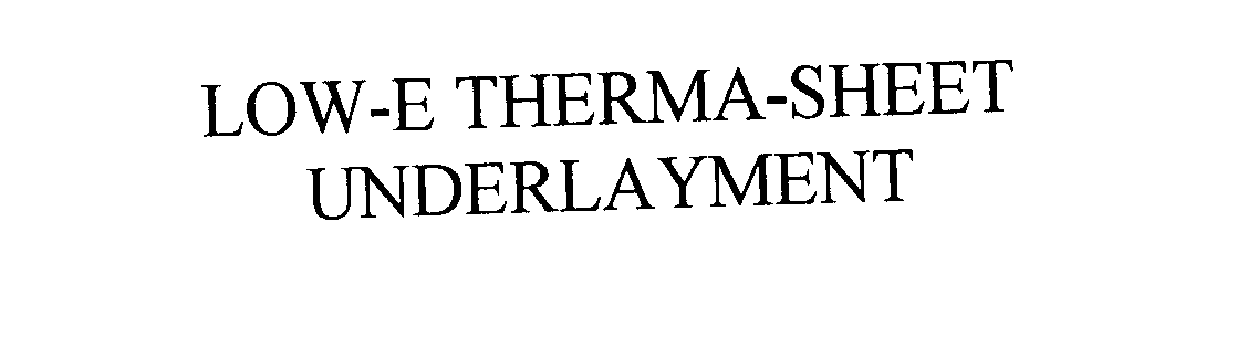 LOW-E THERMA-SHEET UNDERLAYMENT