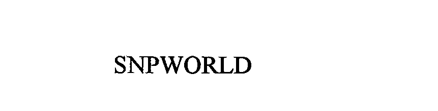  SNPWORLD