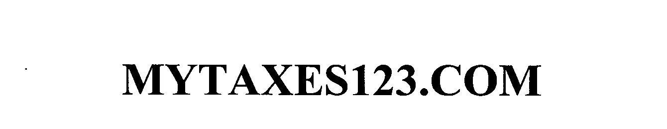 Trademark Logo MYTAXES123.COM