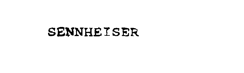 Trademark Logo SENNHEISER