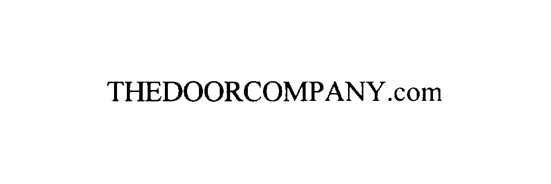 Trademark Logo THEDOORCOMPANY.COM
