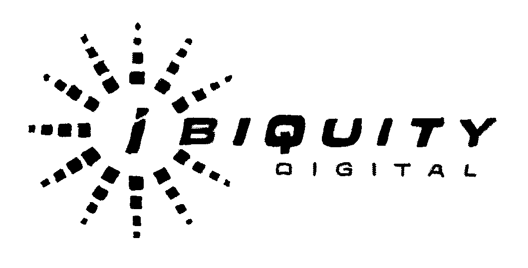 Trademark Logo IBIQUITY DIGITAL