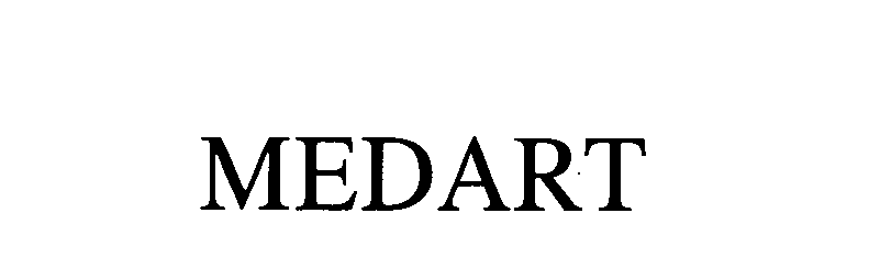 Trademark Logo MEDART