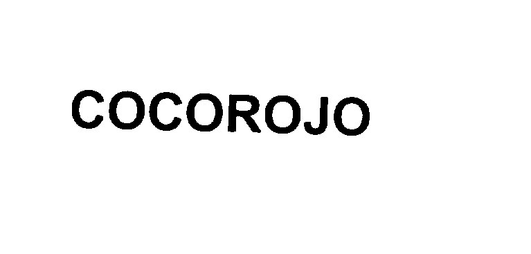 Trademark Logo COCOROJO