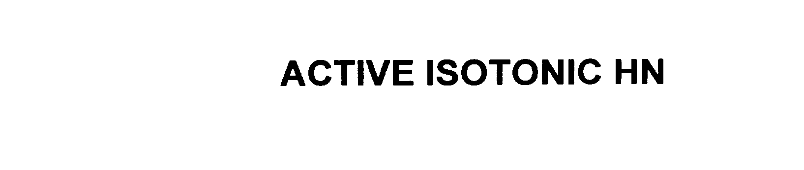  ACTIVE ISOTONIC HN