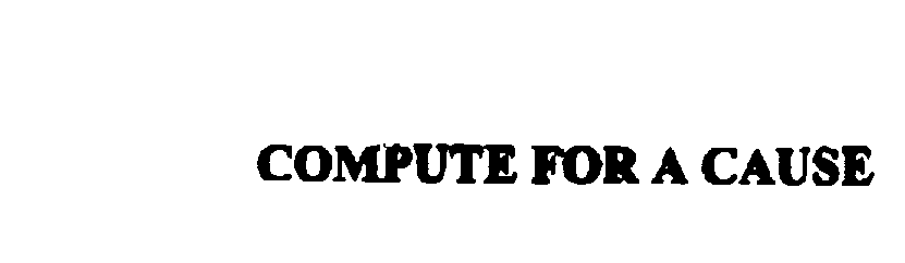  COMPUTE FOR A CAUSE