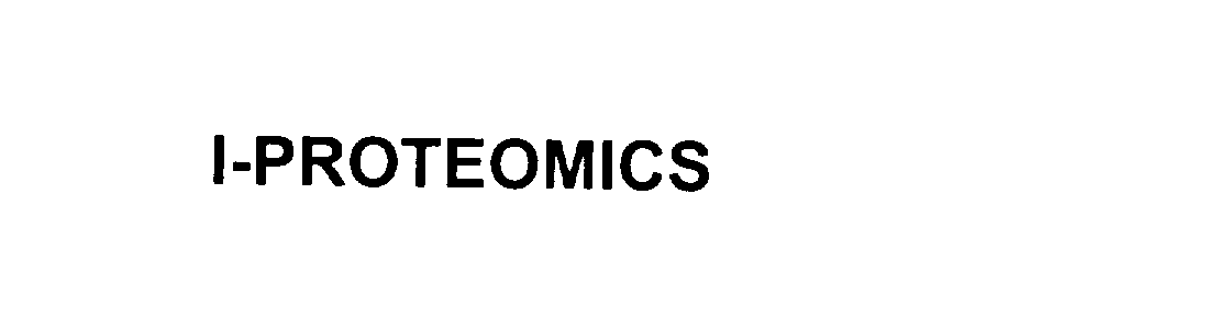 Trademark Logo I-PROTEOMICS