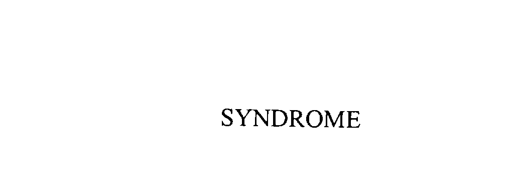 Trademark Logo SYNDROME